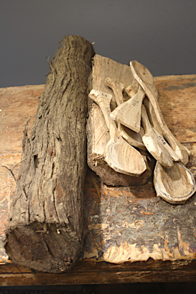 Grapewood Pieces.