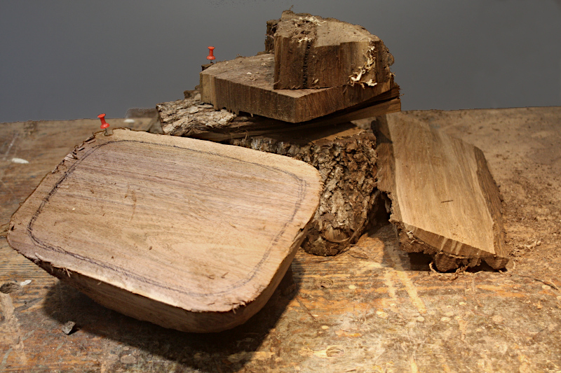 Rough shaping of bowl.