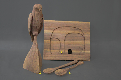 Five carvings from red section nearly finished.