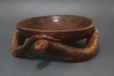 Black Walnut Snake Bowl