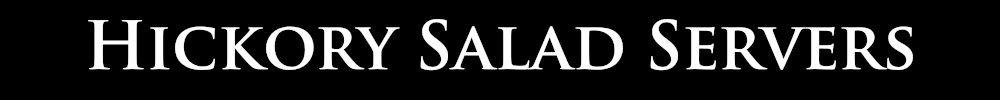 Hickory Salad Server