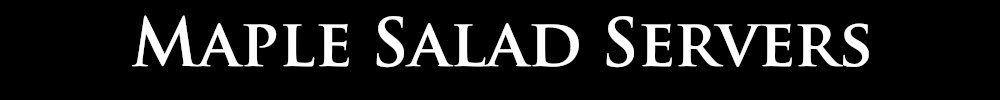 Maple Salad Servers